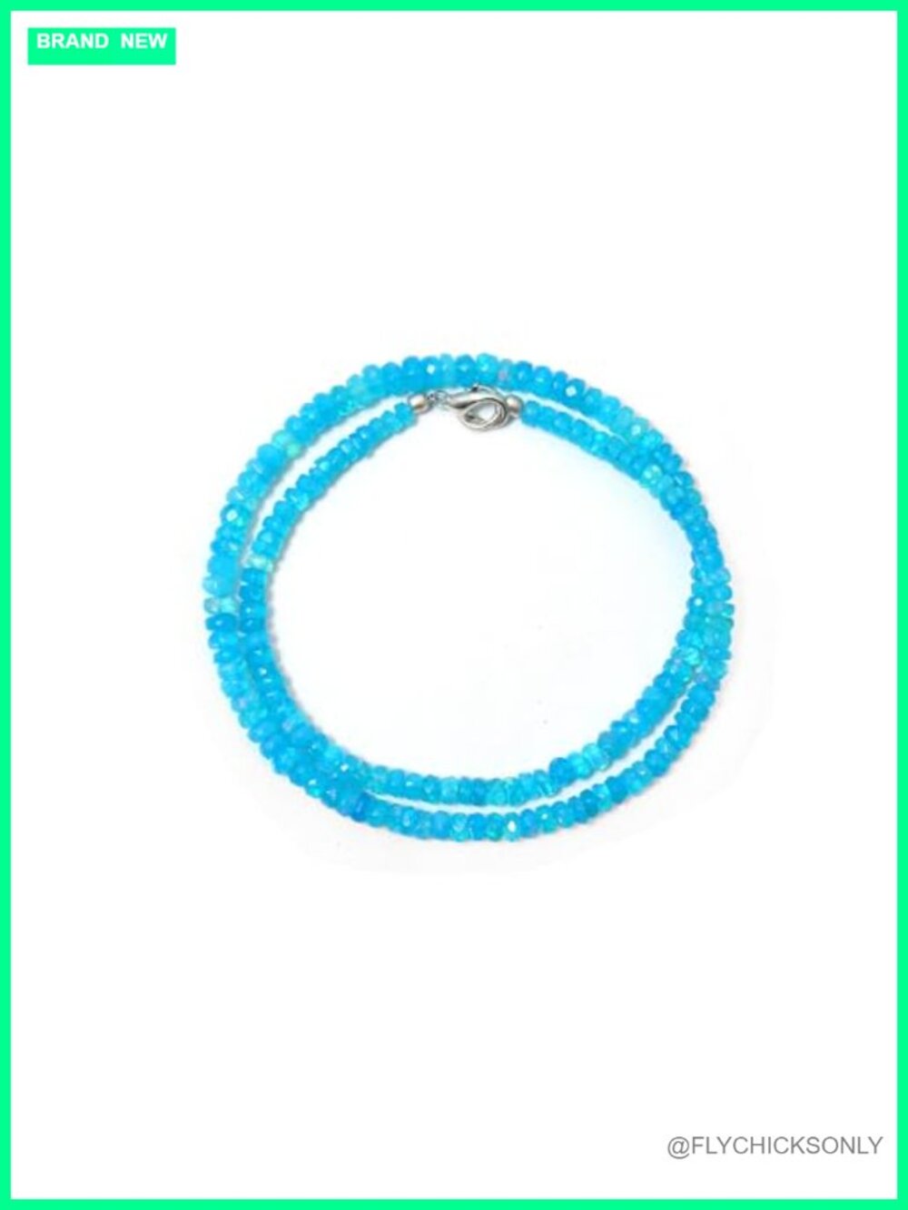 Natural Ethiopian Opal Beaded Necklace 925 Sterling Silver Handmade 16 Inch